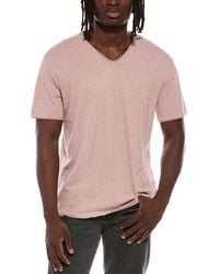 John Varvatos - Miles Slub V-Neck Shirt - Lyst