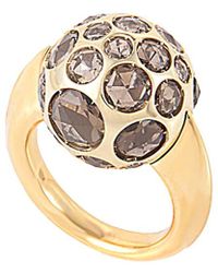 Pomellato 18k Rose Gold Quartz Ring - Metallic