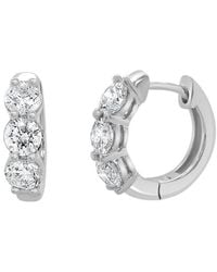 Sabrina Designs - 14K 1.27 Ct. Tw. Diamond Hoop Earrings - Lyst