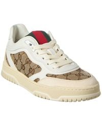 Gucci - Re-web GG Canvas & Leather Sneaker - Lyst