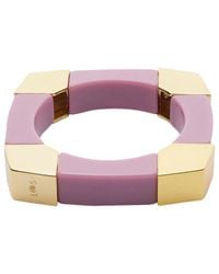 Trina Turk - 14K Plated Geo Stretch Bangle Bracelet - Lyst