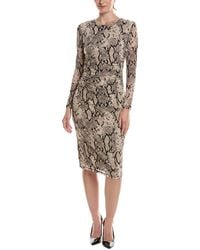 Anne Klein - Midi Printed Dress - Lyst