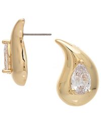 Rivka Friedman - 18K Plated Cz Earrings - Lyst