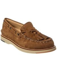 Tod's - Leather Boat Shoe - Lyst