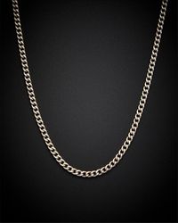 Italian Gold - 14k 2.2mm Miami Cuban Link Necklace - Lyst