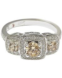 Suzy Levian - Silver Cz Ring - Lyst