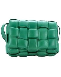 Bottega Veneta - Cassette Crossbody Bag Padded Maxi Intrecciato Leather Small (authentic Pre-loved) - Lyst