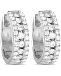 Diamond Select Cuts - 14k 1.00 Ct. Tw. Diamond Hoops - Lyst