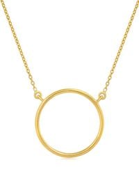 MaxColor - 18k Plated Eternity Necklace - Lyst