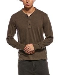 Rag & Bone - Classic Flame Henley - Lyst