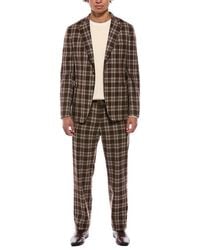 Isaia - Capri Wool Suit With Flat Front Pant - Lyst