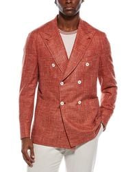 Isaia - Wool, Silk, & Linen-Blend Blazer - Lyst