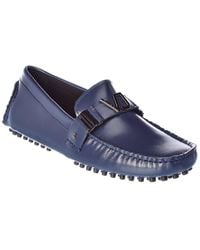 Versace Jeans Couture Leather Loafer - Blue