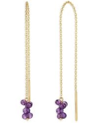 Liv Oliver - 18K Plated 1.50 Ct. Tw. Amethyst Earrings - Lyst