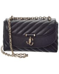Jimmy Choo - Avn Curve Small Leather Crossbody - Lyst