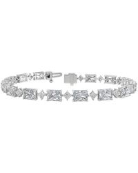 Lab Grown Diamonds - 14K 13.78 Ct. Tw. Lab-Grown Diamond Tennis Bracelet - Lyst