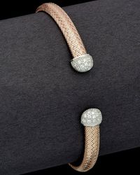 Meshmerise - 18K Over 0.30 Ct. Tw. Diamond Bangle - Lyst