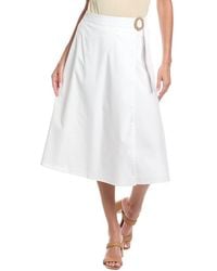 Nicole Miller - Midi Skirt - Lyst