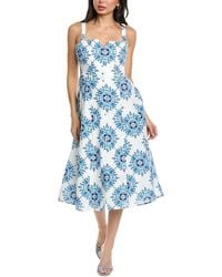 Allison - Bella Linen-Blend Shirtdress - Lyst