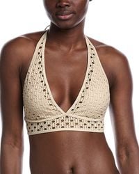 Carmen Marc Valvo - Crochet Bra Bikini Top - Lyst