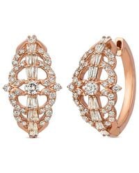Le Vian - Le Vian 14K Rose 1.39 Ct. Tw. Diamond Drop Earrings - Lyst
