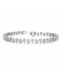Lab Grown Diamonds - 14K 4.80 Ct. Tw. Lab-Grown Diamond Tennis Bracelet - Lyst