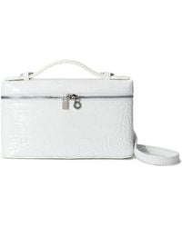Tiffany & Fred Paris - Timeless Croc-Embossed Leather Crossbody - Lyst