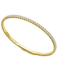 Lab Grown Diamonds - 14K 4.08 Ct. Tw. Lab-Grown Diamond Bangle Bracelet - Lyst