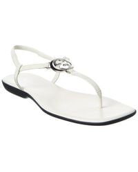 Gucci - Interlocking G Patent Sandal - Lyst