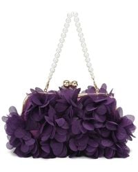 Tiffany & Fred Paris - Floral Evening Clutch - Lyst