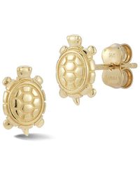 Ember Fine Jewelry - 14k Turtle Studs - Lyst