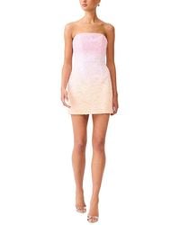 Elliatt - Lumira Strapless Mini Dress - Lyst