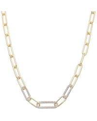 Juvell - 18k Two-tone Plated Twisted Cable Necklace - Lyst