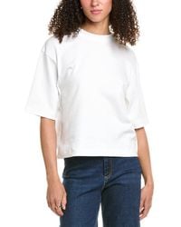 Vince - Wide Sleeve Crop T-Shirt - Lyst