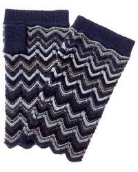 Forte - Zigzag Cashmere Texting Gloves - Lyst