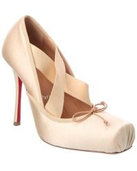 Christian Louboutin - Cassiastic 100 Satin Pump - Lyst