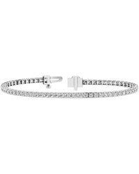 Lab Grown Diamonds - 14K 3.86 Ct. Tw. Lab-Grown Diamond Tennis Bracelet - Lyst