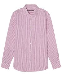 Robert Talbott - Morgan Stripe Linen Shirt - Lyst