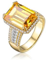 Genevive Jewelry - 14k Over Silver Ring - Lyst