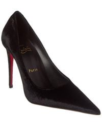 Christian Louboutin - Kate Max 100 Velvet Pump - Lyst