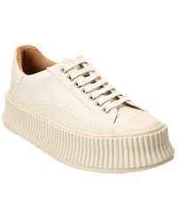 Jil Sander - Logo Canvas Sneaker - Lyst