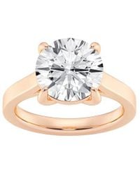 Lab Grown Diamonds - 14K 4.00 Ct. Tw. Lab-Grown Diamond Solitaire Engagement Ring - Lyst