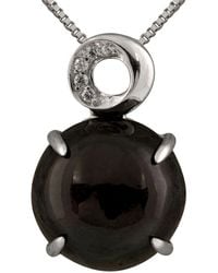 Splendid - 12-13Mm Pearl Cz Pendant - Lyst