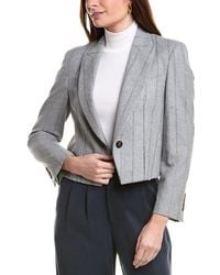 Brunello Cucinelli - Wool & Silk-blend Blazer - Lyst