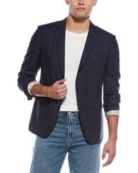 BOSS - Hutson Slim Fit Wool & Silk-blend Blazer - Lyst