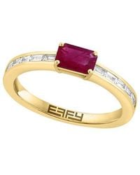 Effy Fine Jewelry - 14K 0.83 Ct. Tw. Diamond Ring - Lyst