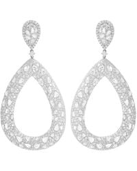 Diana M. Jewels - Fine Jewelry 18k 17.97 Ct. Tw. Diamond Earrings - Lyst