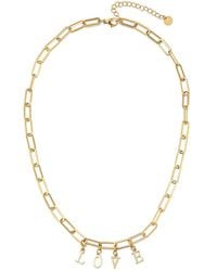 Eye Candy LA - The Luxe Collection Titanium Love Strand Necklace - Lyst