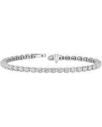 Lab Grown Diamonds - 14K 5.14 Ct. Tw. Lab-Grown Diamond Tennis Bracelet - Lyst