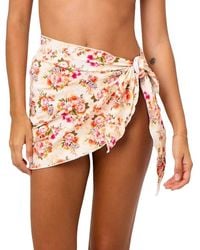 La Porte - Short Tie-Side Sarong Coverup - Lyst